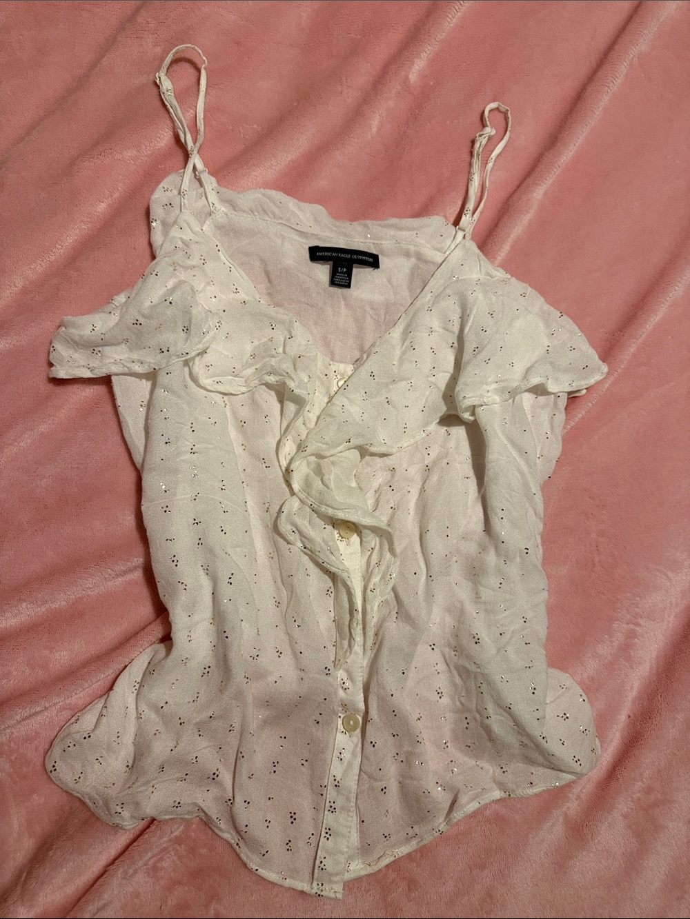 American Eagle Button-Up Cami(S)